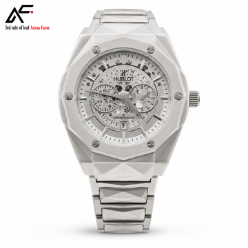 Hublot Chronograph Silver Stainless Steel Watch for Men